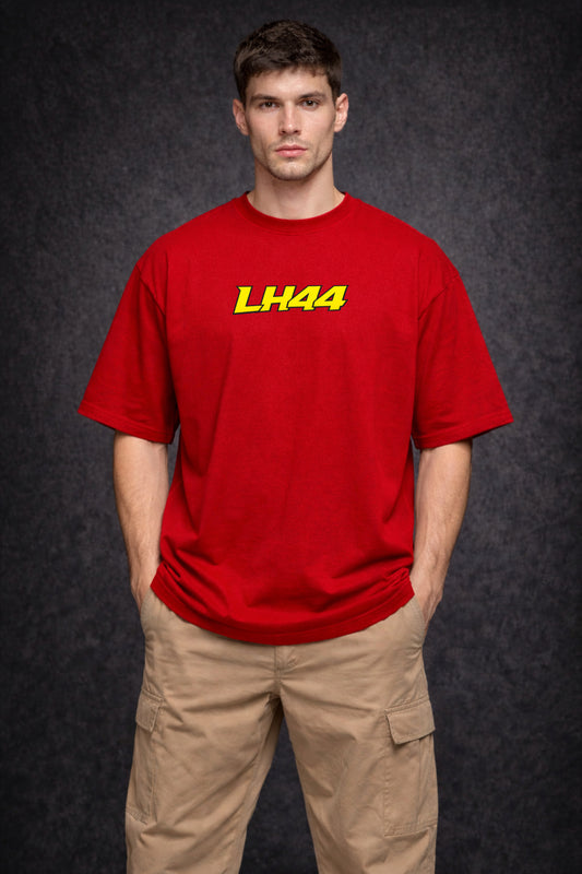 LH44 Ferrari – Red Oversized T-Shirt