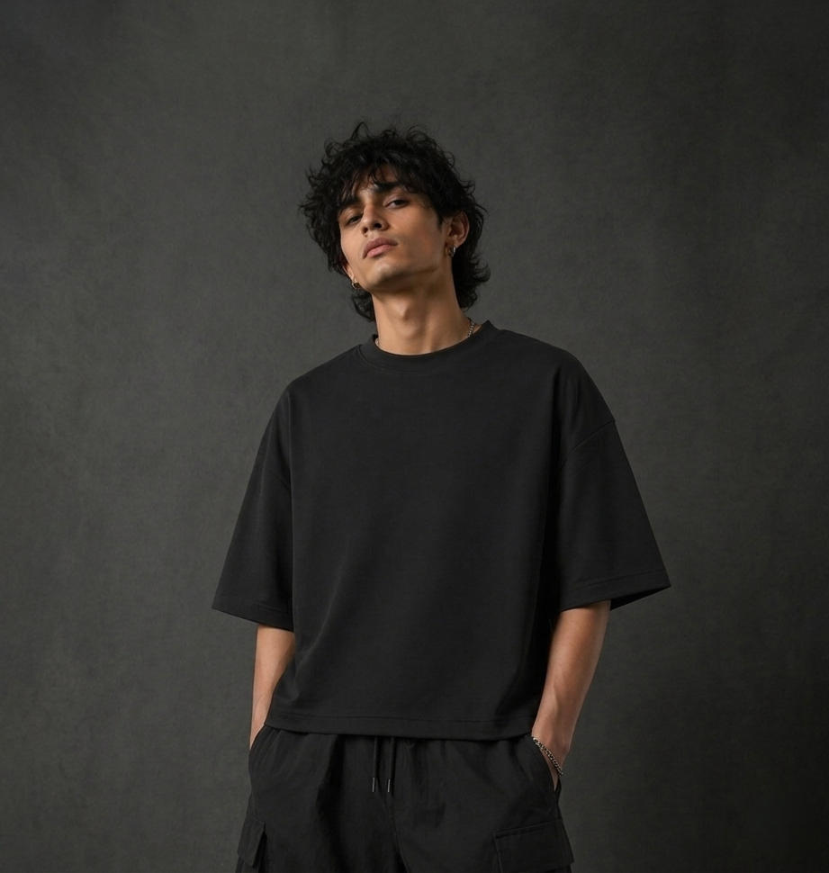 Plain Unisex Oversized T-Shirts