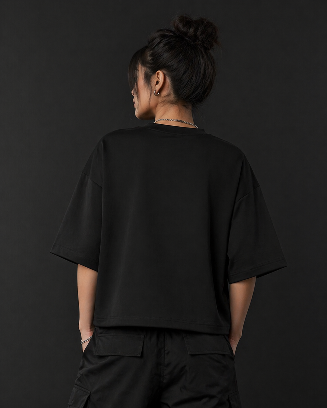 So What Graphic – Black Unisex Oversized T-Shirt