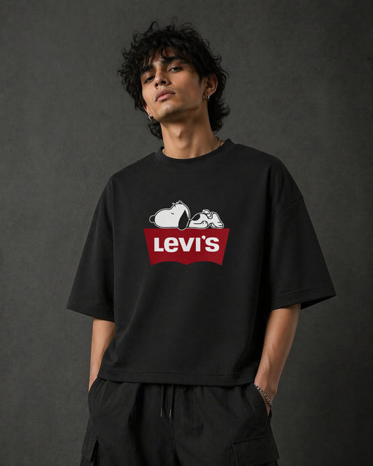 Snoopy Classic - Unisex Oversized Box-Fit T-Shirt