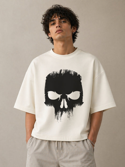 Shadow Skull - Unisex Oversized Box Fit T-Shirt