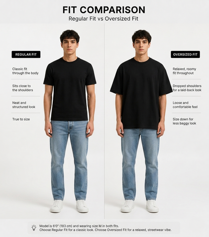 Brook – Bone White Oversized Men's T-Shirt