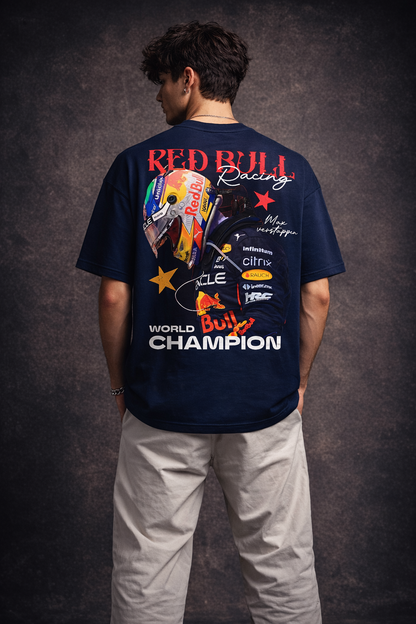 Max Verstappen – Midnight Navy Oversized Men's T-Shirt
