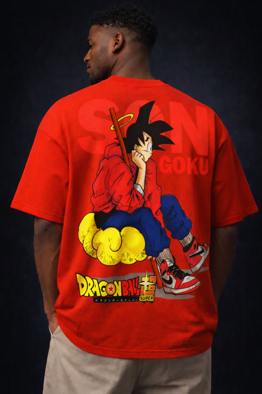 Son Goku – Oversized Men's  T-Shirt